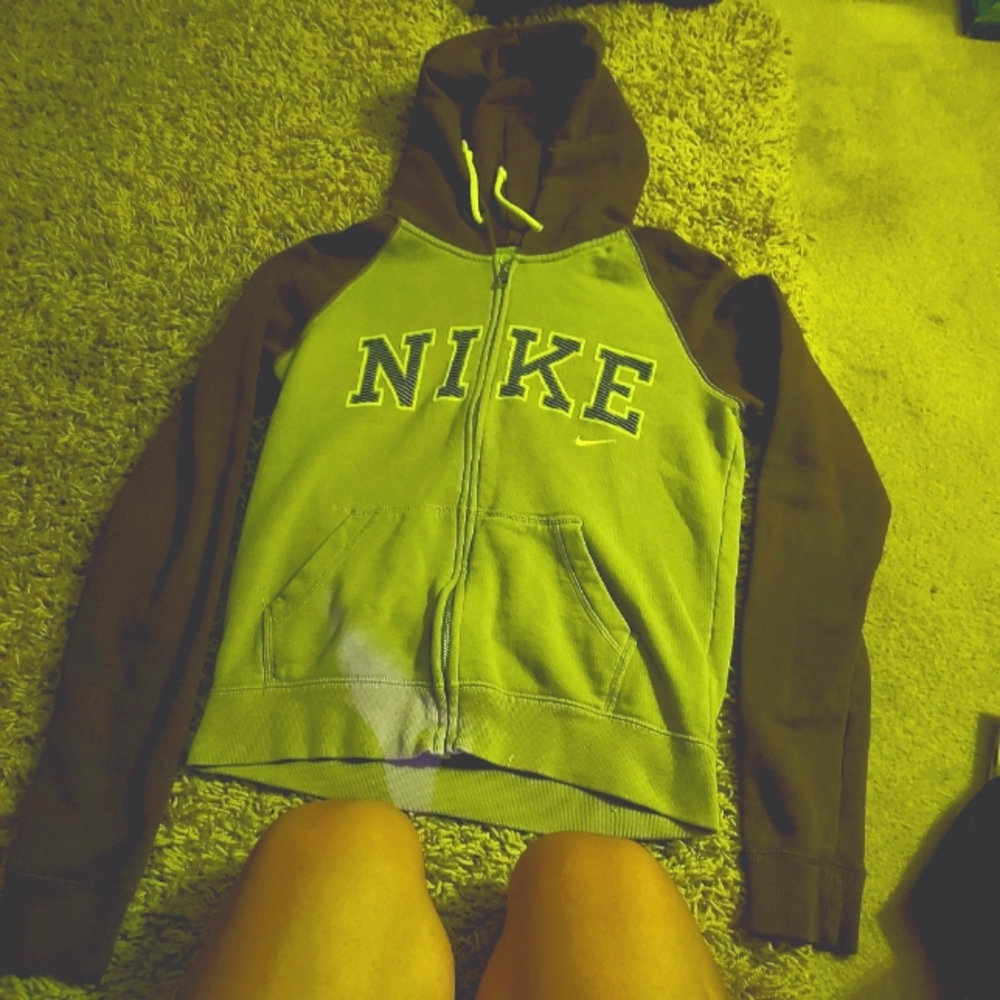Purple and Gray Nike Hoodie XS